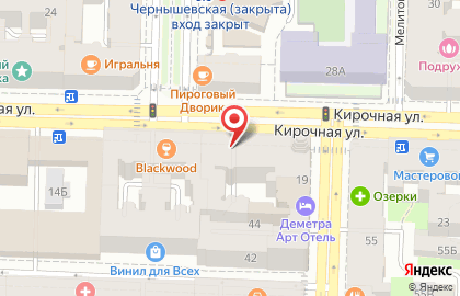 Студия YOGAskola на метро Чернышевская на карте