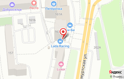 Торгово-сервисная компания Lada Racing на карте