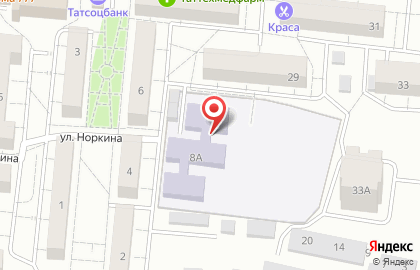 Детский сад №4, Солнышко, общеразвивающего вида, г. Зеленодольск на карте