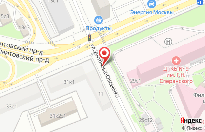 Компания ТрастЗайм на улице Антонова-Овсеенко на карте