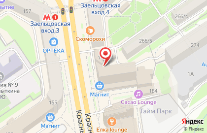 Банк УРАЛСИБ в Новосибирске на карте