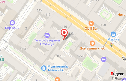Морсвязьспутник на карте
