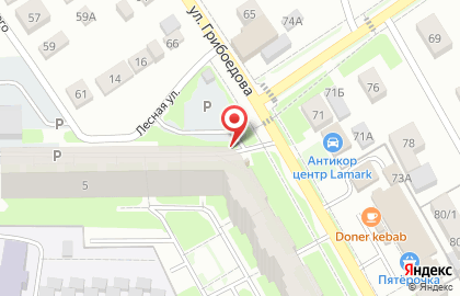 Автостоянка в Перми на карте