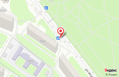 Мосгортранс на улице Исаковского на карте