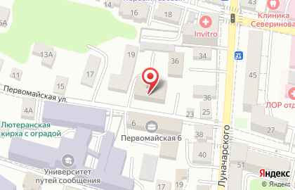Школьный ПРОект на Первомайской улице на карте