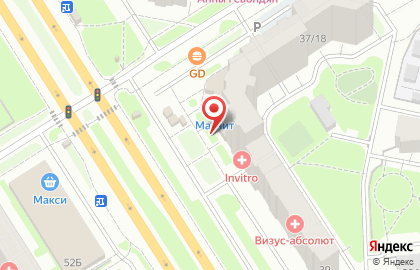 Электронный дискаунтер Ситилинк в Фрунзенском районе на карте