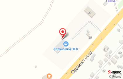 Мастерская ремонтных и шиномонтажных работ Ремторгшина в Новосибирске на карте