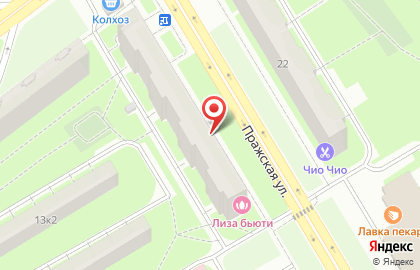Магазин овощей и фруктов в Фрунзенском районе на карте