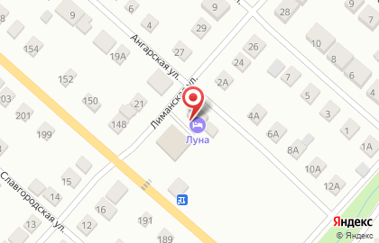 Гостиница Лиман в Оренбурге на карте