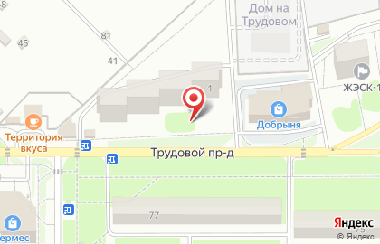 Жилищно-эксплуатационная сервисная компания-I, ООО в Трудовом проезде на карте