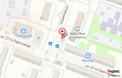 Магазин продуктов 9% на улице Маяковского на карте