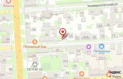 Многофункциональный правовой центр на Октябрьской улице на карте