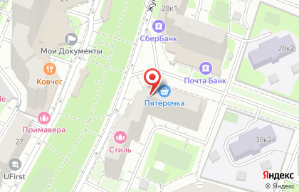 Стоп-кадр на улице Жулебинский на карте