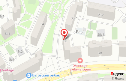 ОДС Жилищник района Южное Бутово, ГБУ на улице Адмирала Лазарева, 30 на карте
