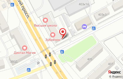 Детская стоматология Зубренок на метро Котельники на карте