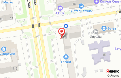 Дисконт-центр Technopoint на улице Некрасова на карте