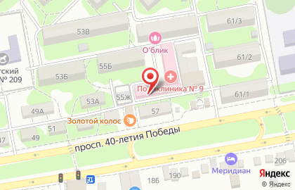 Наука на Тургеневской улице на карте
