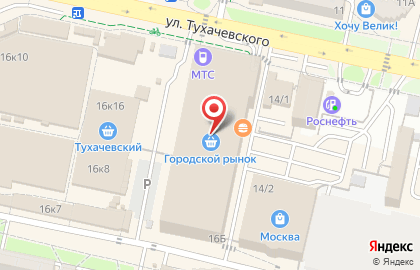 Мебельная компания Много Мебели на улице Тухачевского, 16б на карте