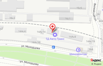 Группа компаний Авто-Транс на улице Молодцова на карте