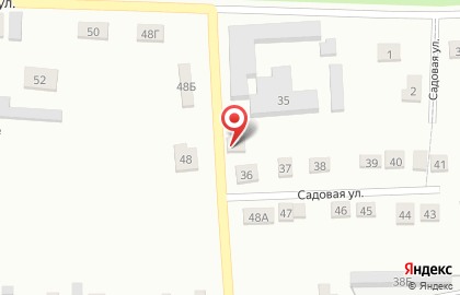 Магазин продуктов на Садовой улице на карте