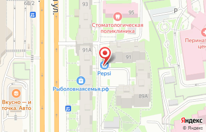 Продуктовый магазин на Юбилейной улице на карте