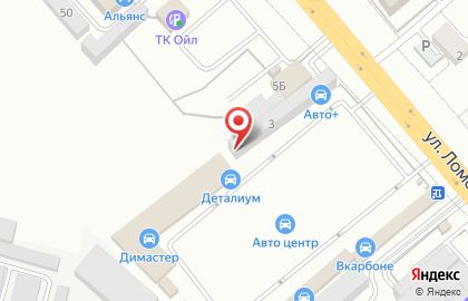 Бистро на улице Ломоносова на карте