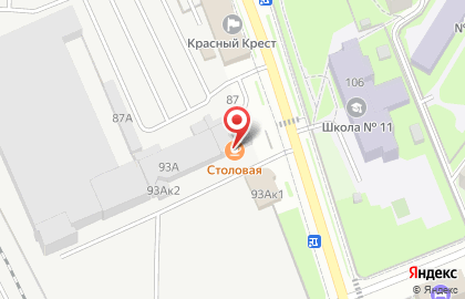 Столовая в Пскове на карте