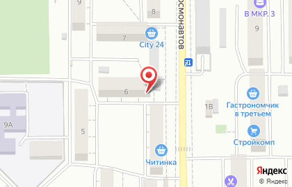 Салон-парикмахерская Валери на улице Космонавтов на карте