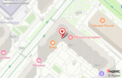 Клиника МедЦентрСервис в Митино на карте