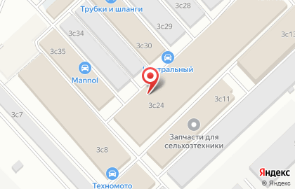 Магазин автозапчастей Тольяттинский центр на карте