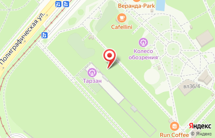 Веревочный городок Тарзан-парк на карте