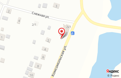 Супермаркет Заречное на Комсомольской улице на карте