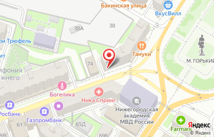 Top Level на улице Максима Горького на карте
