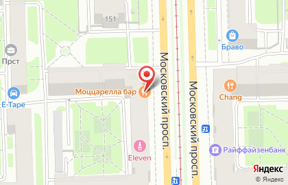 Моцарелла на Московском на карте