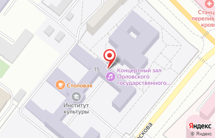 Орелтеплогаз, ООО, участок Советского района на карте
