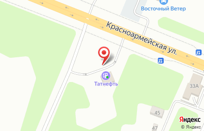 Кемеровский филиал Татнефть на Красноармейской улице на карте