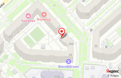 Супермаркет Мандарин на улице Алексеева на карте