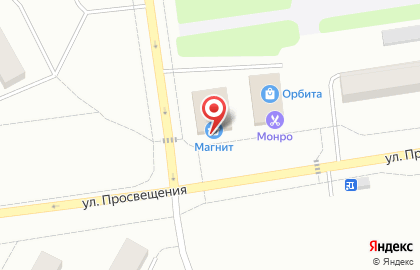 Супермаркет Магнит у дома на Пионерской улице на карте