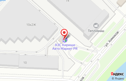 Circle К на метро Ладожская на карте