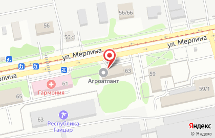 Служба доставки готовых блюд Аниме-суши на карте