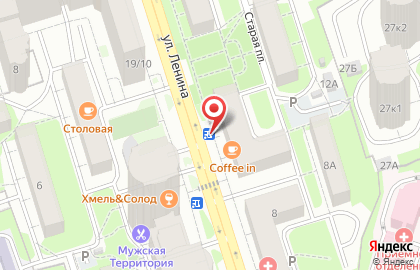 Киоск по продаже фруктов и овощей, г. Реутов на улице Ленина на карте