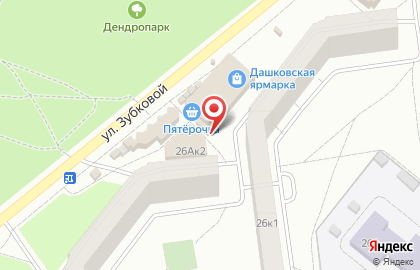 Парикмахерская Ирина на улице Зубковой на карте