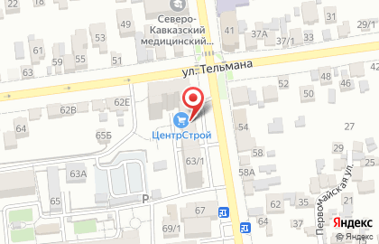Салон кухонной мебели на улице Пушкина на карте
