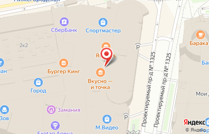 Пиццерия Тесто & Сыр на Нижегородской на карте