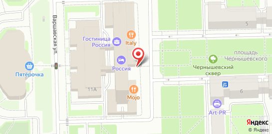 Многопрофильный медицинский центр Немецкая семейная клиника на площади Чернышевского на карте