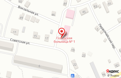 Больница Ангарская городская больница №1 на Советской улице на карте