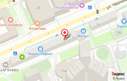 Стоматологический кабинет на улице Чернышевского на карте