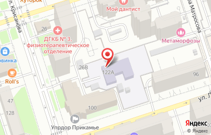 Детский сад №36 на улице Луначарского на карте