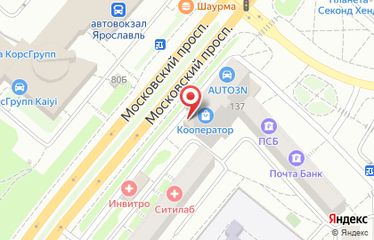 Магазин Спорт-туризм на Московском проспекте на карте