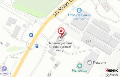 Пансионат для пожилых «Исток» на карте